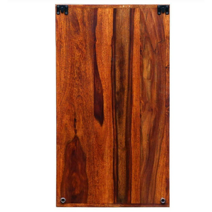Bellvora Wooden Wall Mount Writing Table | 2 Door Wall Shelves For Living Room And Home