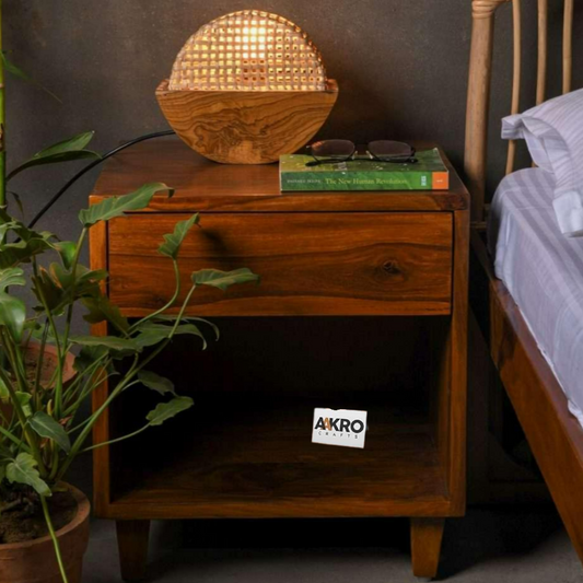 Alvo Sheesham Bedside Table