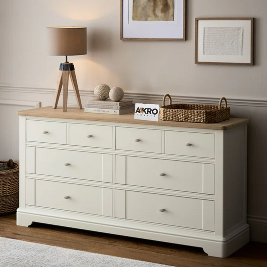 Cubenza 6 Drawer Wide Chest of Drawers Mango  Wood