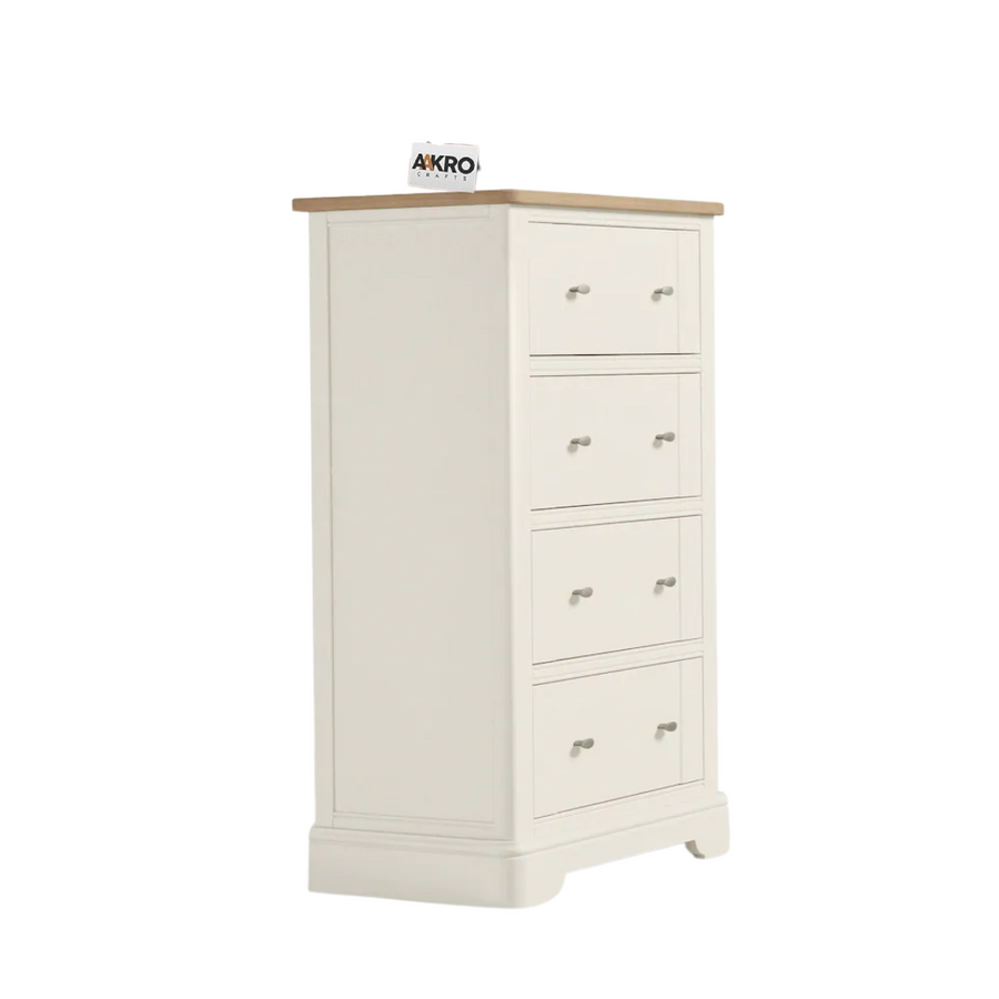 Merivo Chest of Drawers - Solid wood storage furniture perfect for festive bedroom makeover